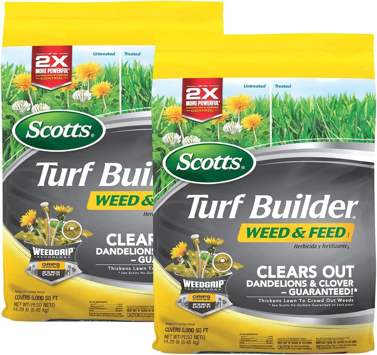 Scotts Turf Builder Weed and Feed 3 - 5,000 sq. ft., 2-Pack