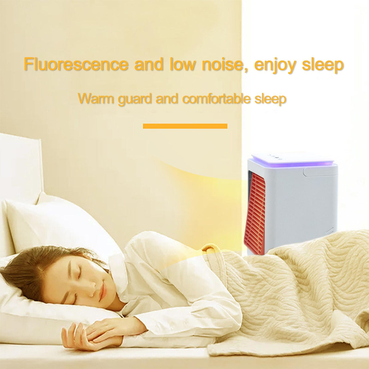 WodoFoxo Heater Small Electric Heater Heater Bedroom Home Appliance Heater Promotion J