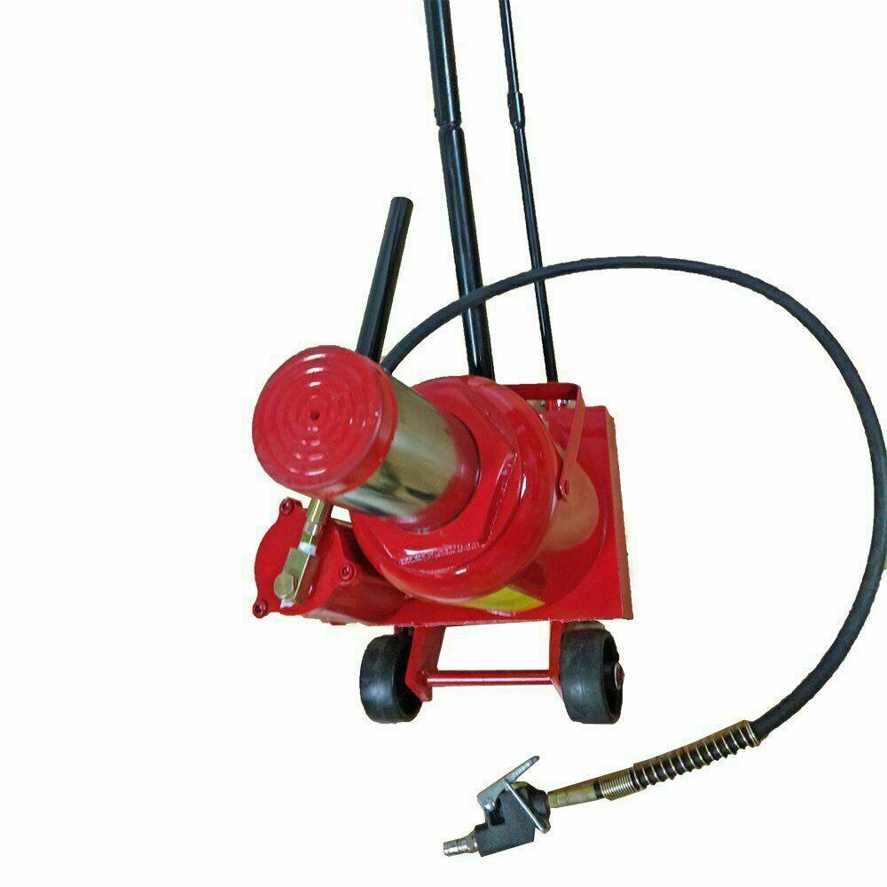 50 Ton Air / Manual Pneumatic Hydraulic Bottle Jack Repair Tool Heavy