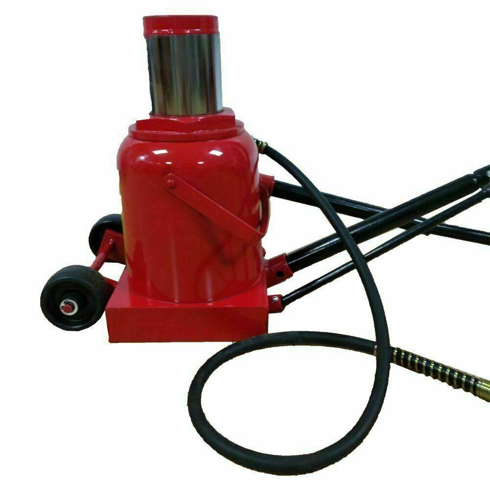 50 Ton Air / Manual Pneumatic Hydraulic Bottle Jack Repair Tool Heavy