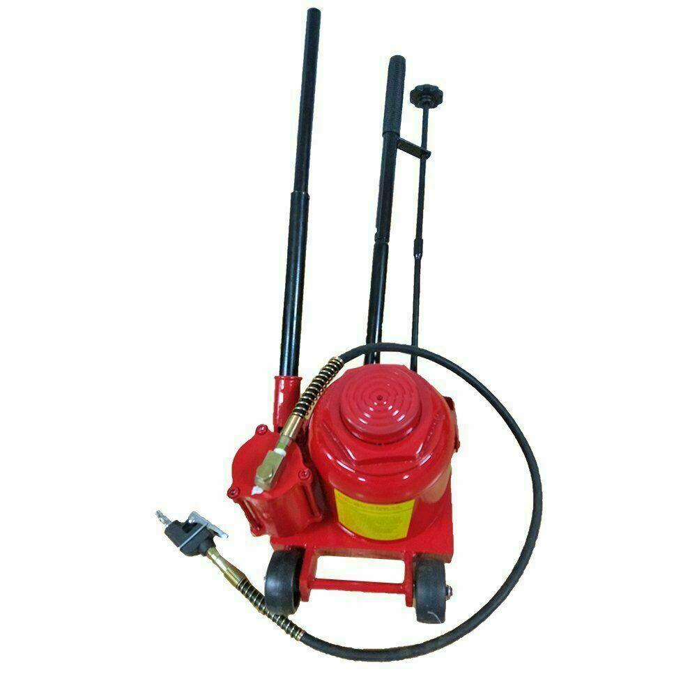 50 Ton Air / Manual Pneumatic Hydraulic Bottle Jack Repair Tool Heavy