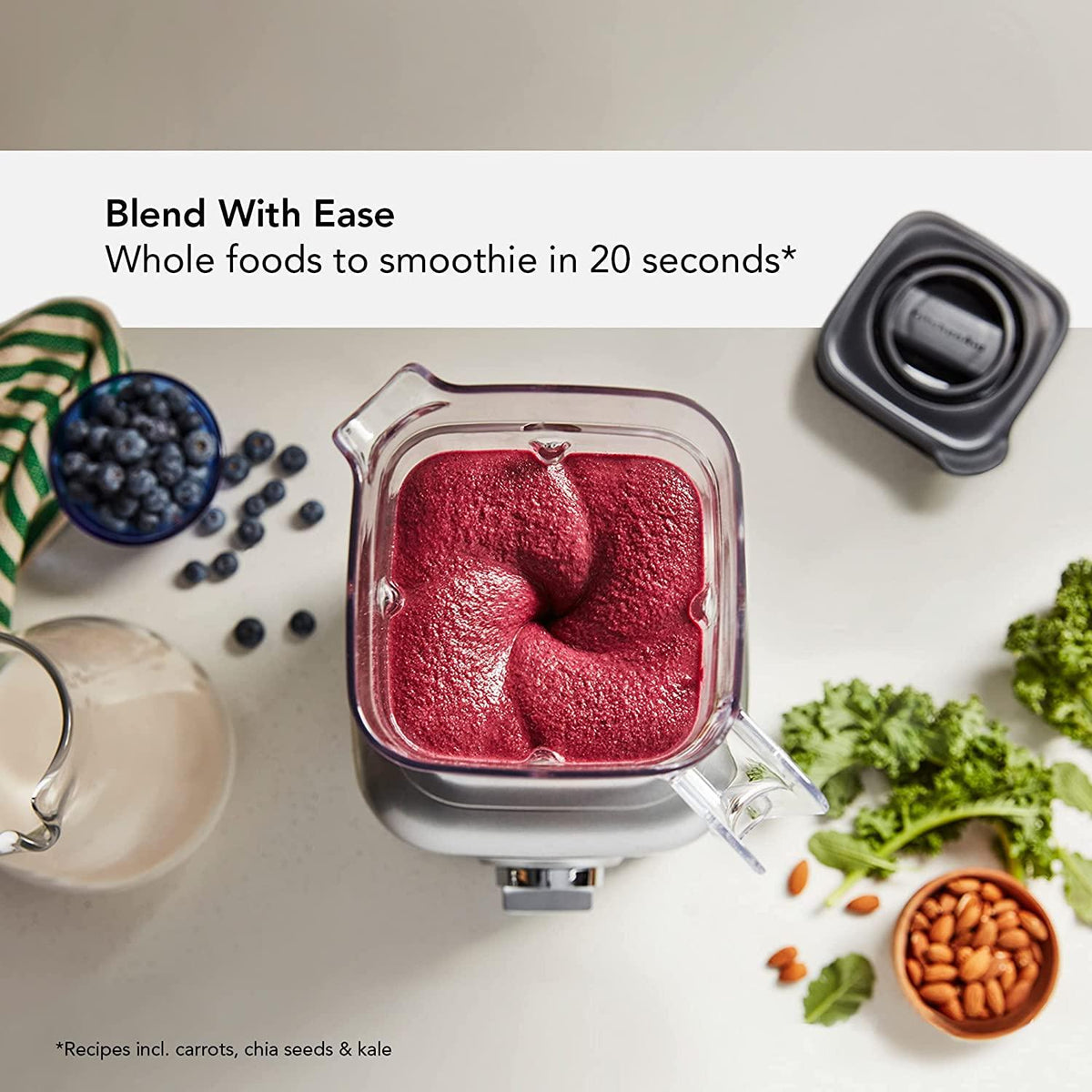 KitchenAid KSB4028CU K400 Variable Speed Blender with Tamper