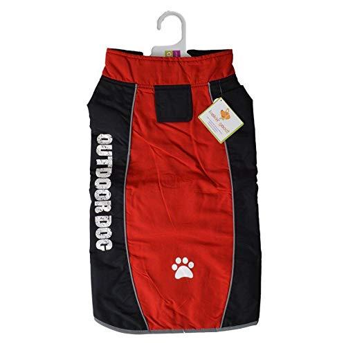 Fashion Pet Outdoor Dog All Weather Jacket - Red (5 Pack)