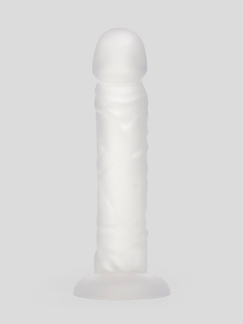 BASICS Clear Suction Cup Dildo 8 Inch, Clear | Clear