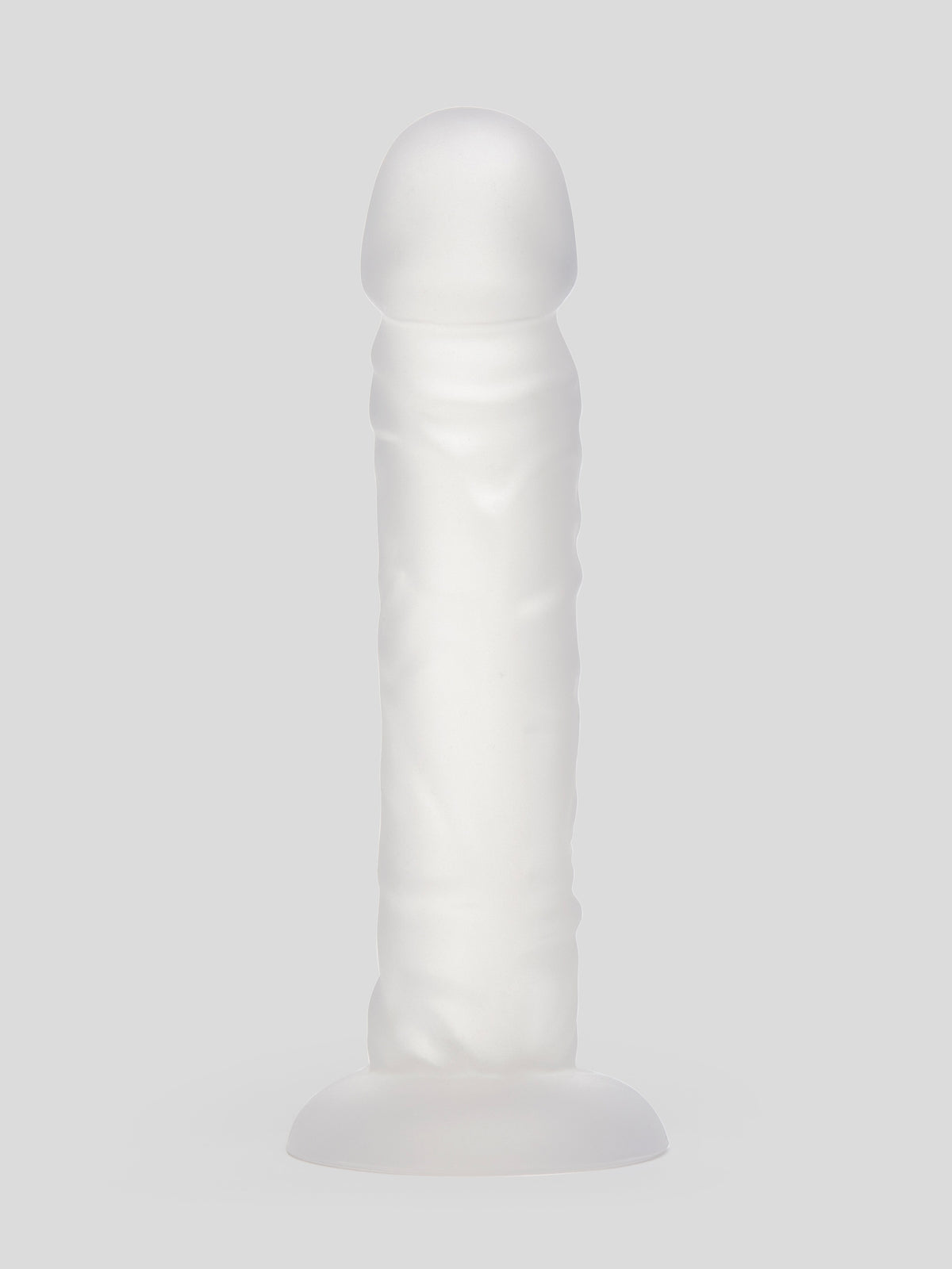 BASICS Clear Suction Cup Dildo 8 Inch, Clear | Clear