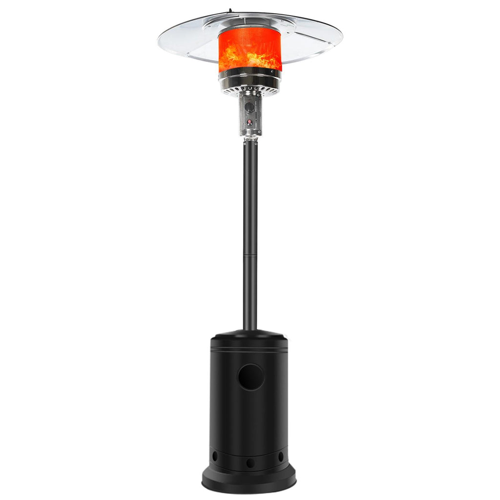 Outdoor Patio Heater With Wheels,Propane 46,000 BTU Premium Outdoor Patio Heater