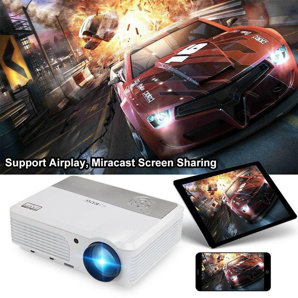 smart 1080p full hd projector wifi android blue-tooth wireless airplay hdmi tv