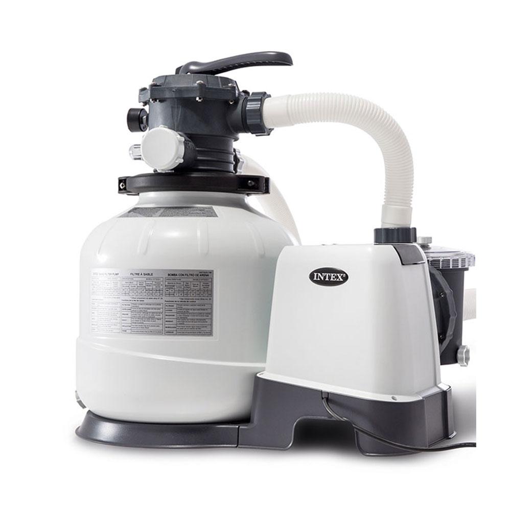 intex 2800 gph above ground pool sand filter pump with automatic timer (2 pack)