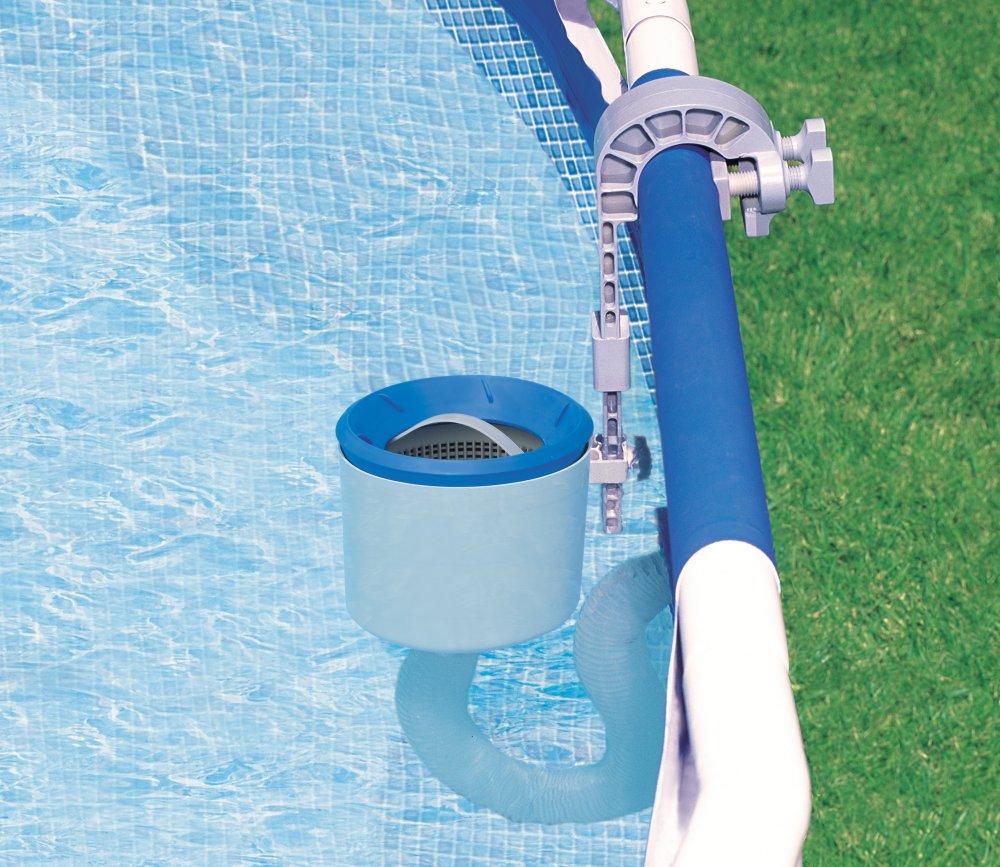 intex 2800 gph sand filter pump w/ automatic timer replacement valves &amp; skimmer