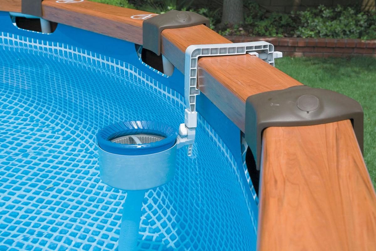 intex automatic above-ground pool vacuum (2 pack) w/ automatic skimmer