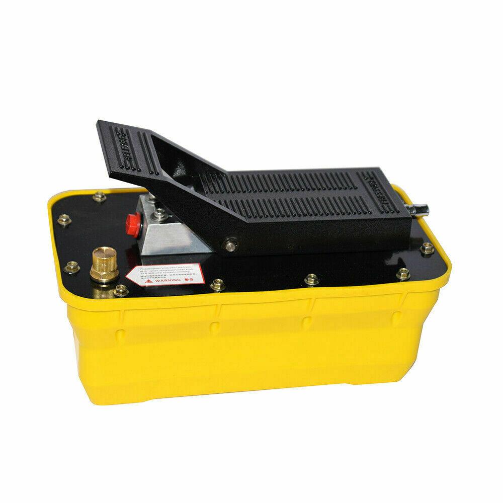 Auto Hydraulic Air Foot Pump 10000Psi Air Hydrauli Jack Pump Rotary Lift 3/8 NPT