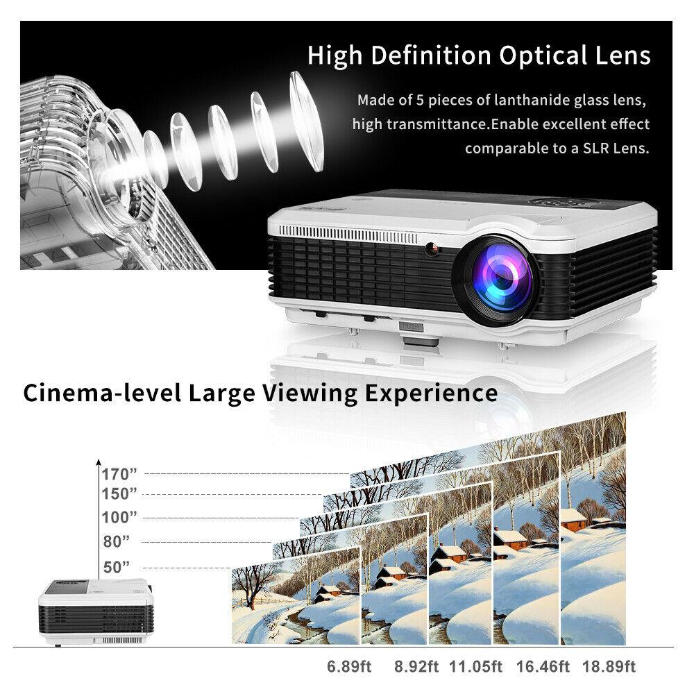 6000lms video projector full hd proyector big screen home theater movie tv hdmi