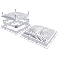 WG1061HF2PAK2 3" Suction Outlet Sump w/ 9" High Flow Cover -Pack of 2