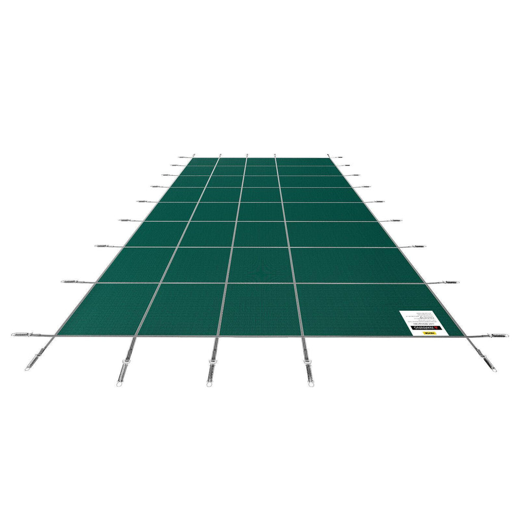 vevor pool safety cover 16'x28' 2-ply polypropylene mesh in ground rectangle
