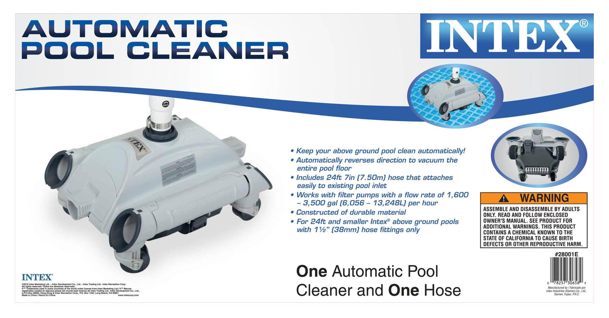 intex 3000 gph above ground pool sand filter pump and automatic pool vacuum