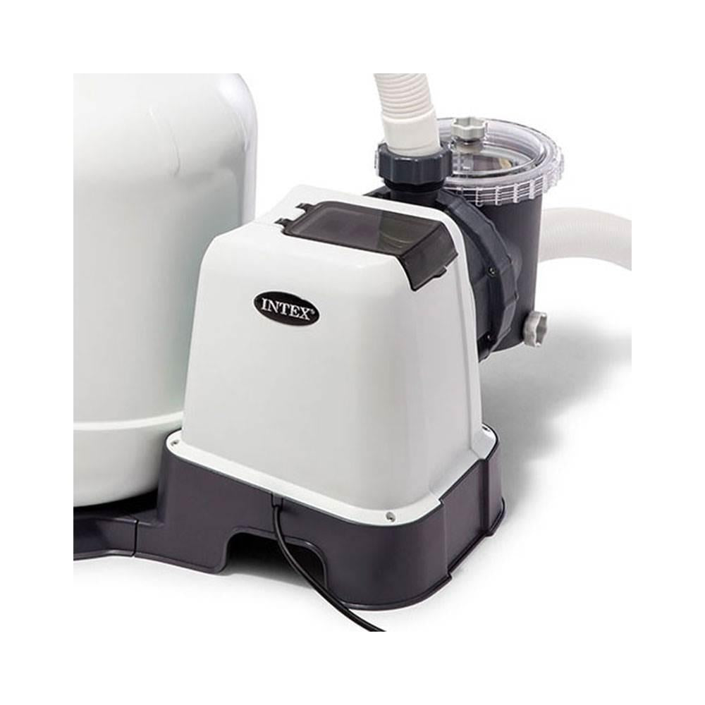 intex 3000 gph above ground pool sand filter pump and automatic pool vacuum