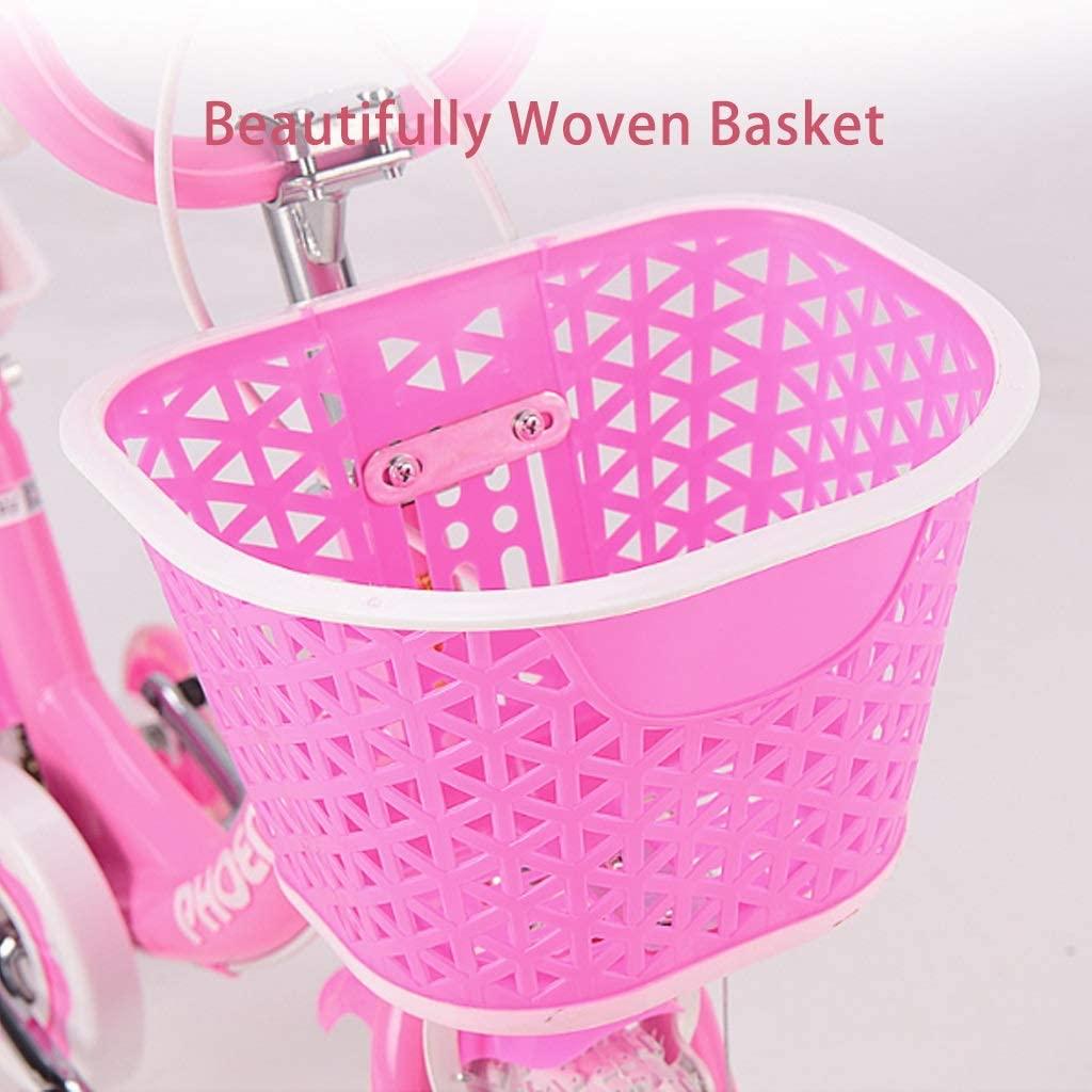 JLFSDB Kids Bike BMX Bike for Kids Boys Girls Bicycle Boy’s Girl’s Kids Children Child Bike Bicycle,12”,14”,16”,with Stabilisers,Water Bottle and Holder (Size : 12)