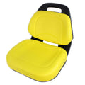 e-am136044 deluxe yellow seat for john deere x530, x520, x500, x360, x340, x324, x320, x300r, x304, x300, x305r, x310, x330, x350, x350r, x354, x384, x380, x370, x394+