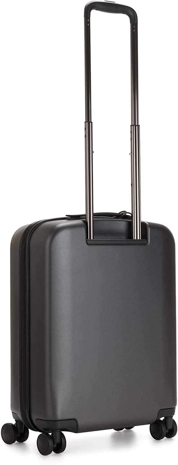 Curiosity Small 4 Wheeled Rolling Luggage Raw Black