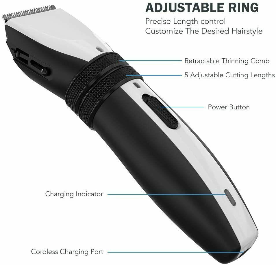 Usogood Trimmer Mens Electric, Kit Of Trimmer For The Home Rechargeable
