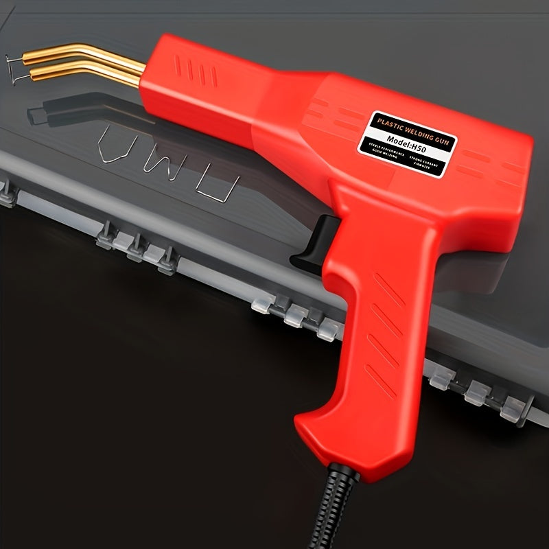 110V Portable Plastic Welding Machine - Perfect for Car Bumper Crack Repair & PVC Welding!
