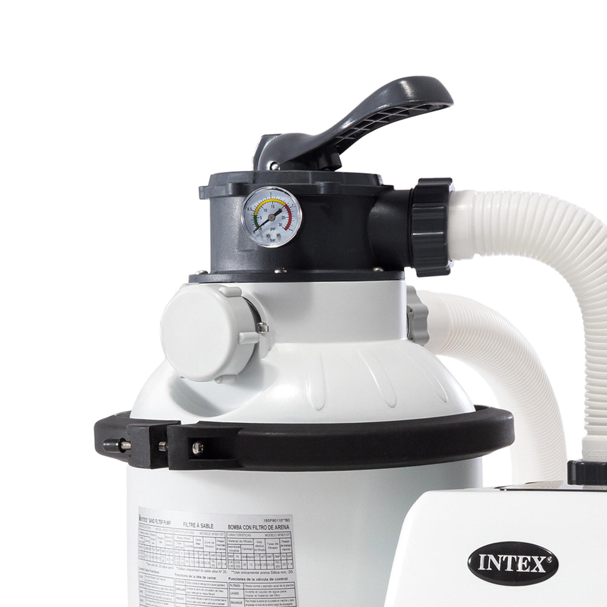 intex 10" krystal clear sand filter system