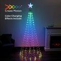 - Philips 6.8ft Animated LED Color Changing Christmas Tree