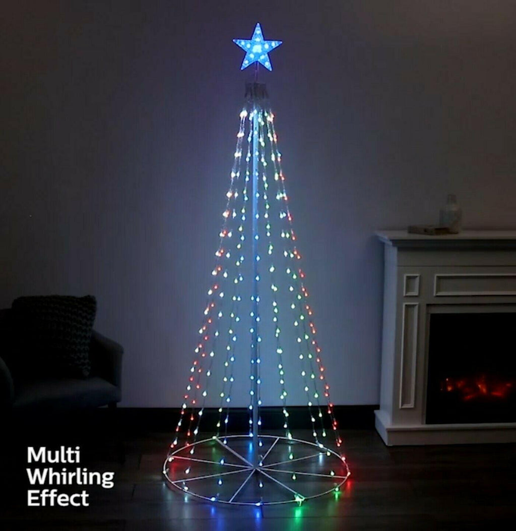 - Philips 6.8ft Animated LED Color Changing Christmas Tree