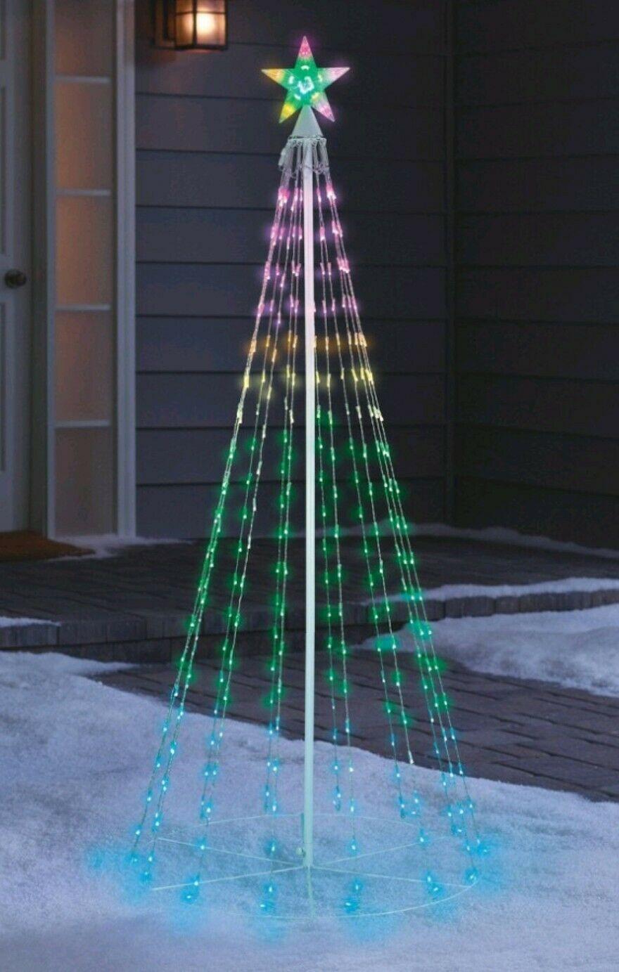 - Philips 6.8ft Animated LED Color Changing Christmas Tree