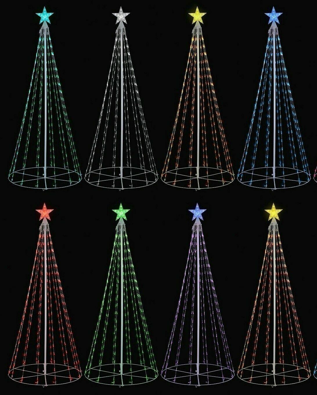 - Philips 6.8ft Animated LED Color Changing Christmas Tree
