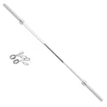 Pgyong 86 inch Olympic Bar Weightlifting Barbell Bar for Home Gym Exercise, Silver(2-Inch)