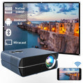 7000lms smart android 9.0 projector native 1080p home theater blue tooth tv hdmi