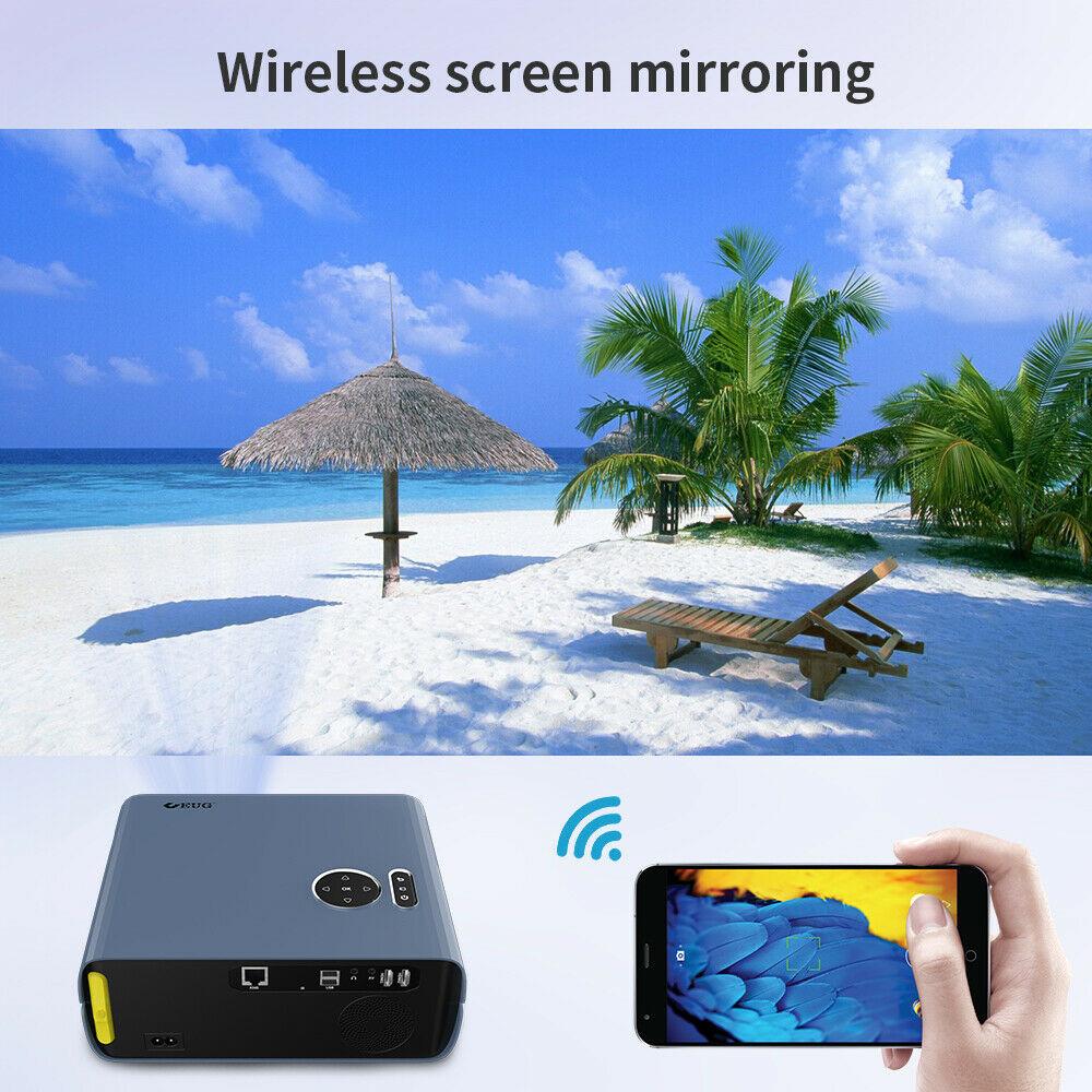 7000lms android 9.0 projector native 1080p movie bt 5.0 home theater airplay tv