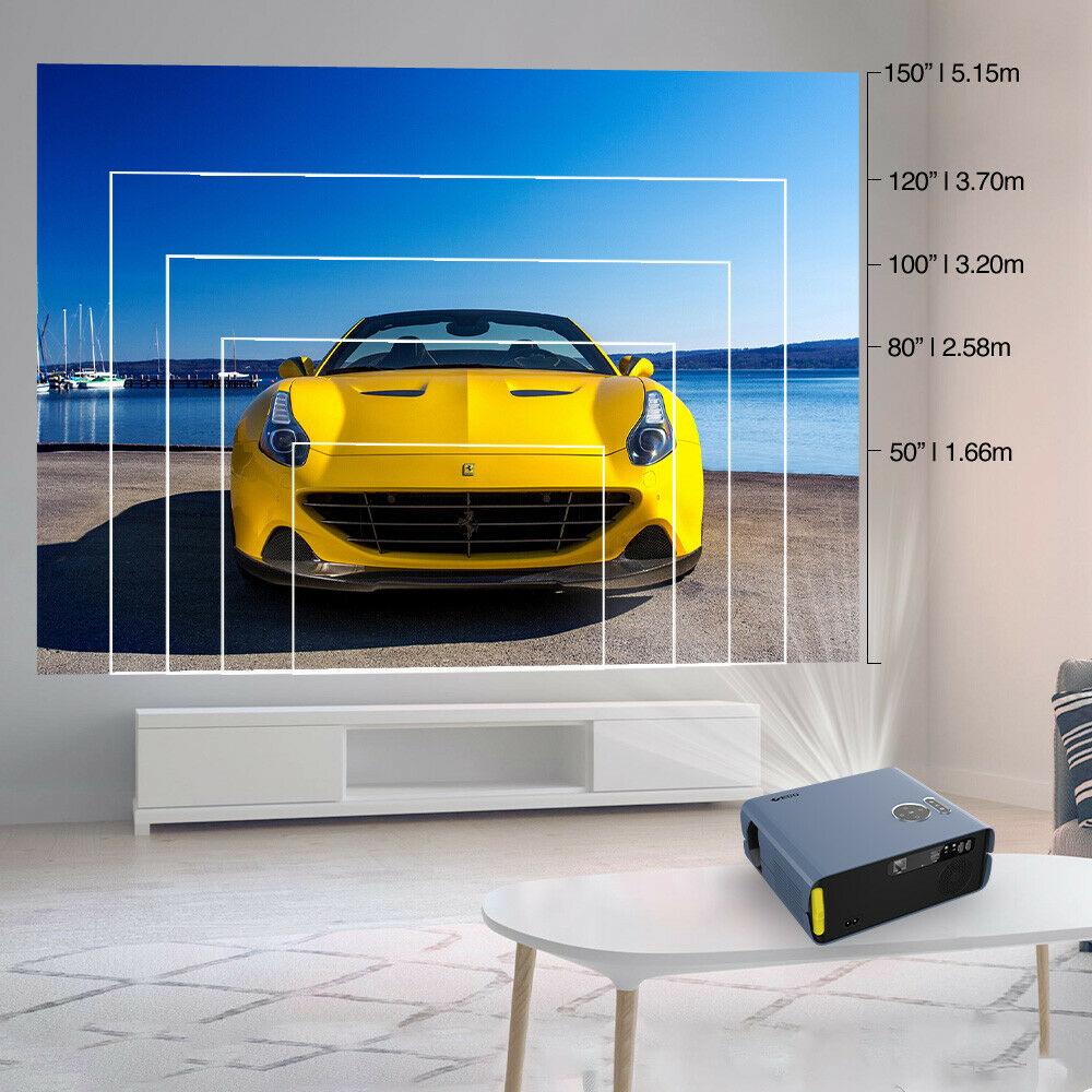 eug 7000lms android 9.0 projector native 1080p proyector bt5.0 airplay video tv