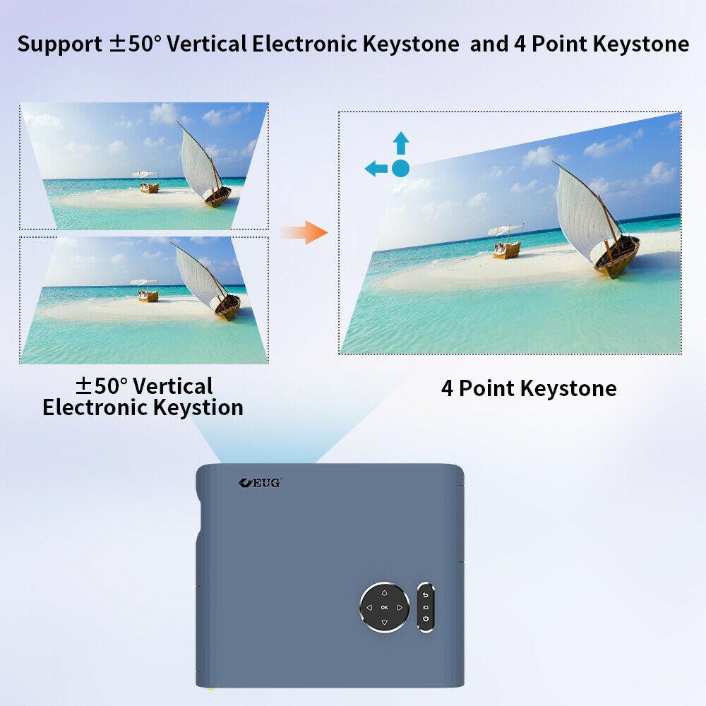 7000lms android 9.0 projector native 1080p movie bt 5.0 home theater airplay tv