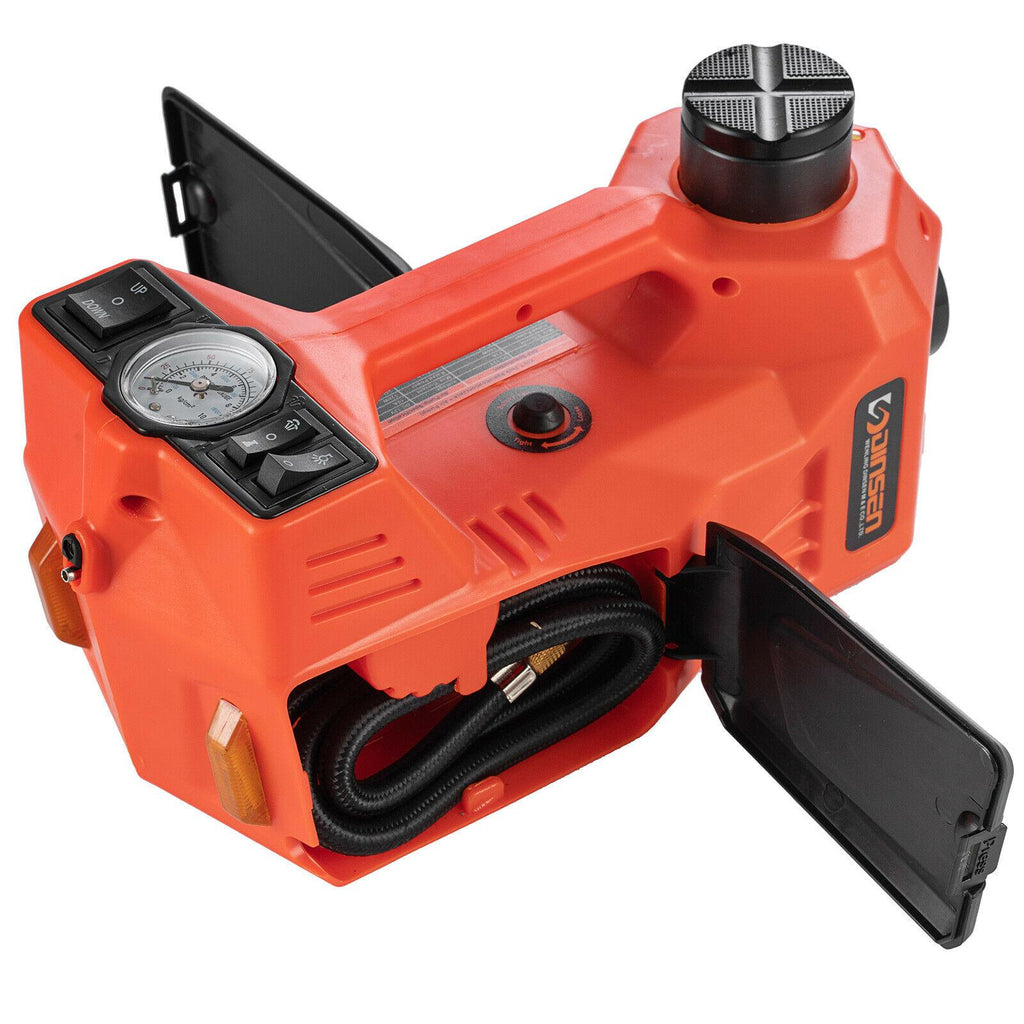 5Ton 12V Electric Hydraulic Car Floor Jack Kit Lift Impact Wrench for SUV MPV