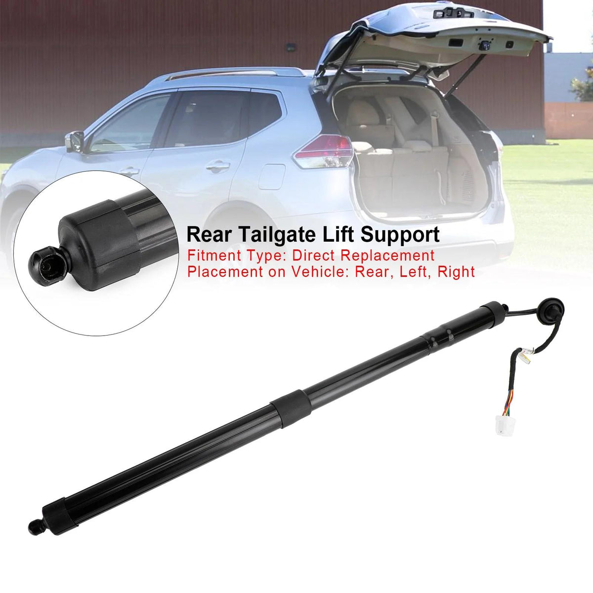 17-19 Nissan Rogue SL/SV Hybrid Sport Utility 4-Door 2.0L Rear Tailgate Power Hatch Lift Support W/ Opener 90561-4BA4A 90561-4BA1A Generic