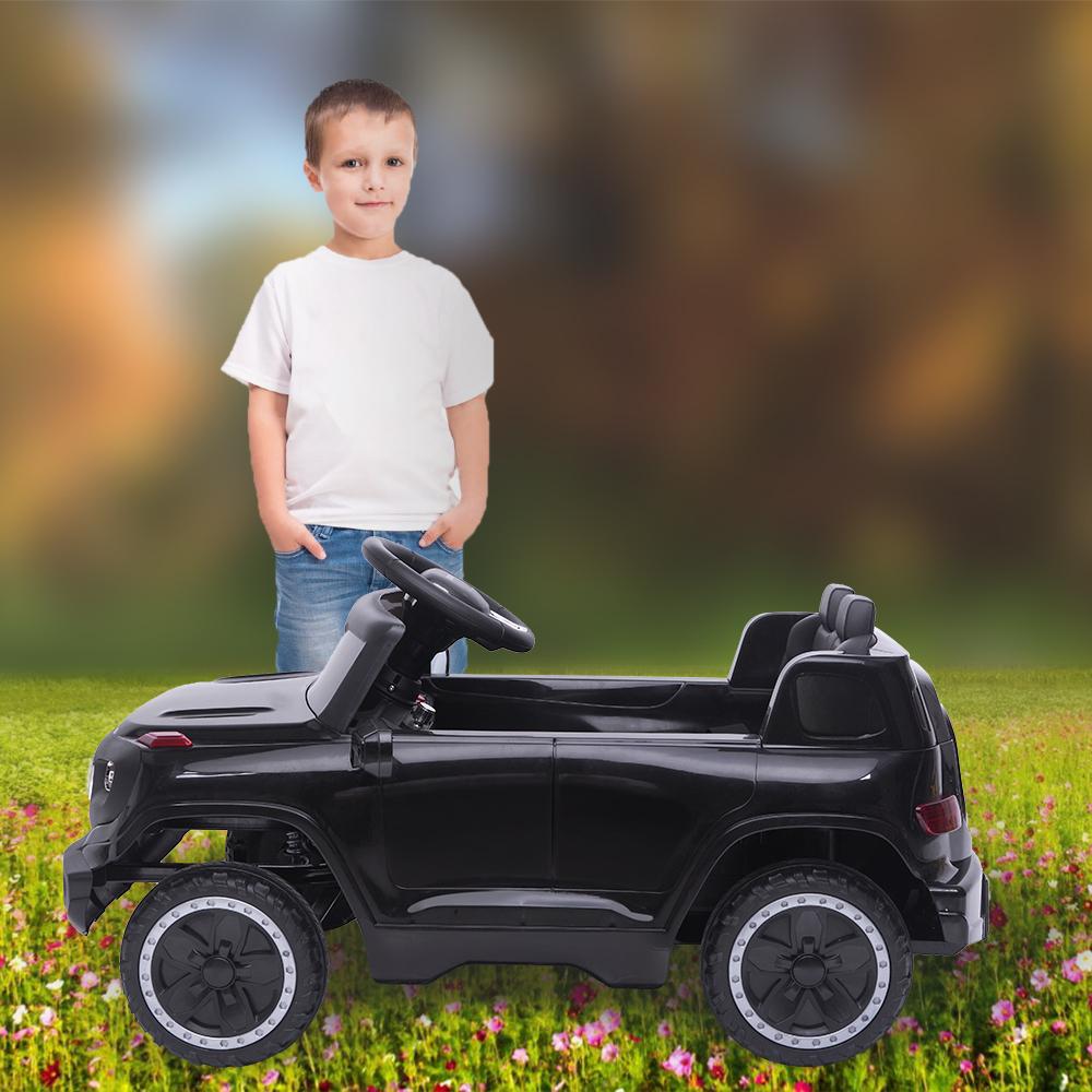 Ktaxon Kids Ride-On Car 6V Battery Motorized Vehicles Children's Best Toy Car Safe w/ Remote Control, 3 Speeds, Music, Seat Belts, LED Lights