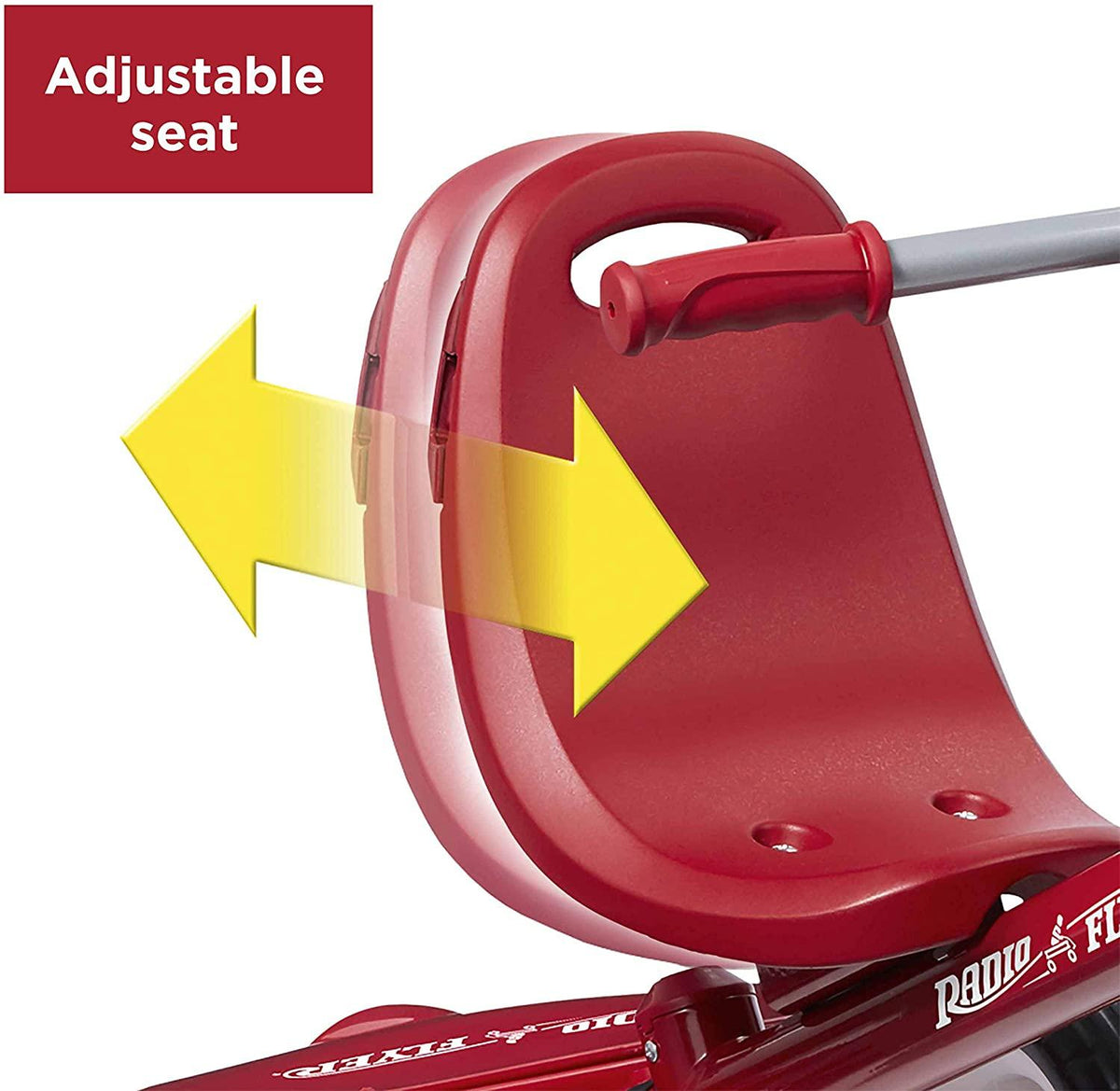 Radio Flyer 4-in-1 Stroll 'N Trike, Red Toddler Tricycle for Ages 1 Year -5 Years, 19.88" x 35.04" x 40.75"