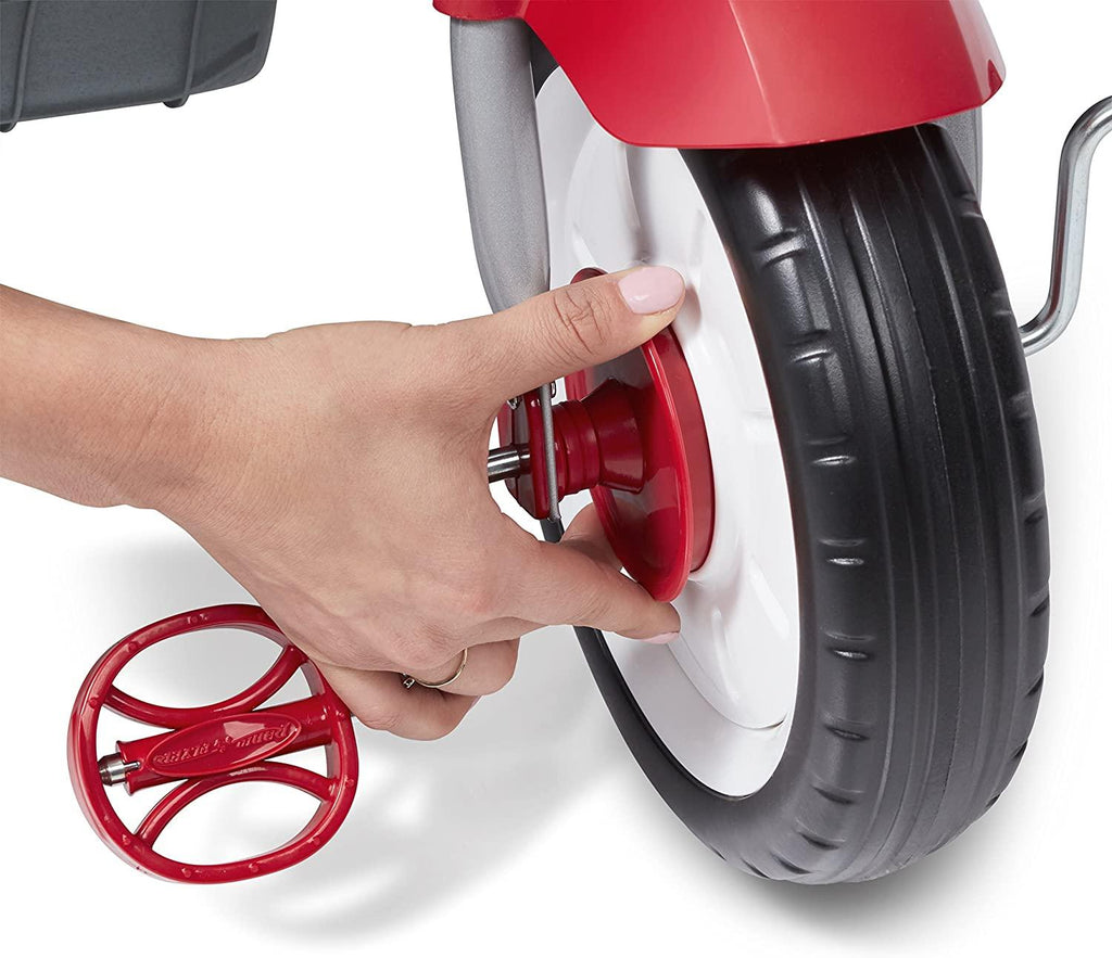Radio Flyer 4-in-1 Stroll 'N Trike, Red Toddler Tricycle for Ages 1 Year -5 Years, 19.88" x 35.04" x 40.75"