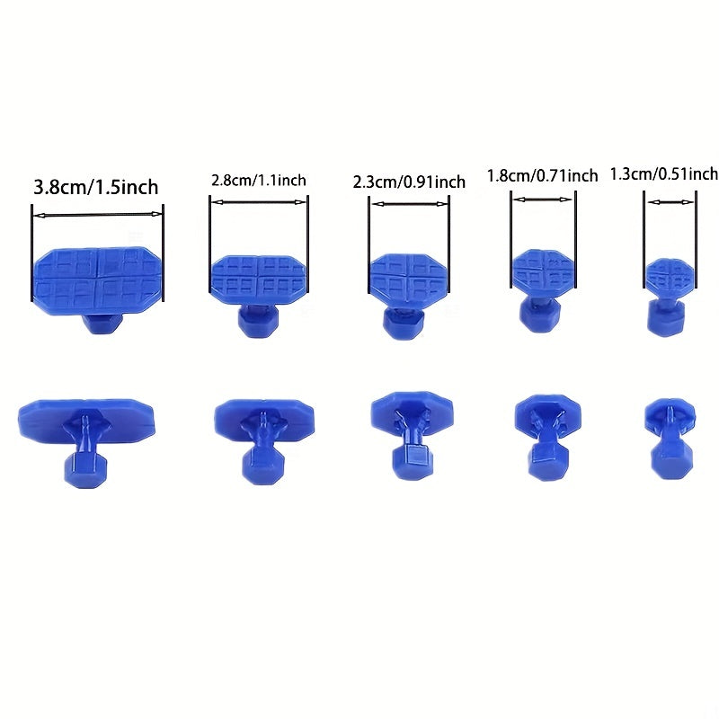 Car Sheet Metal Dent Repair Tools Auto Body Paintless Mix Size Suction Cup Puller Set Automobile Maintenance Renovate Kit Without Glue Gun