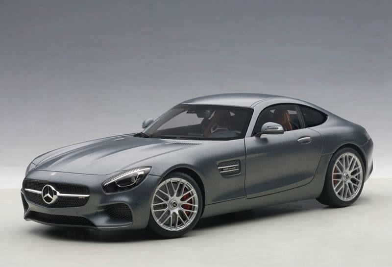 Mercedes AMG GT S Matt Grey 1/18 Model Car by Autoart