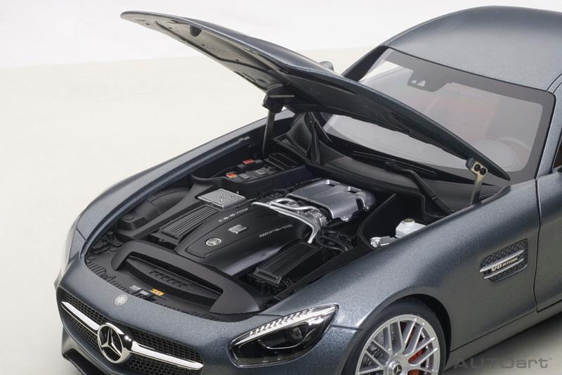 Mercedes AMG GT S Matt Grey 1/18 Model Car by Autoart