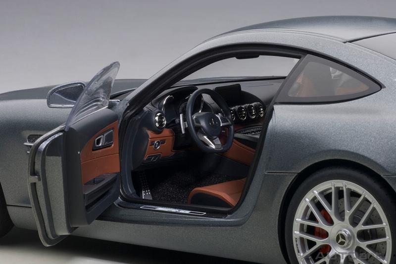 Mercedes AMG GT S Matt Grey 1/18 Model Car by Autoart