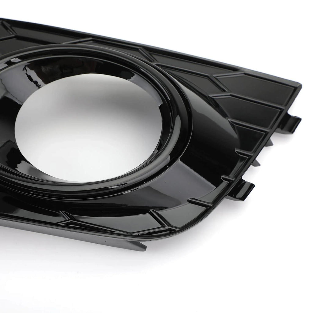 Pair Honeycomb Mesh Fog Light Open Vent Grill Intake For Audi A4 B8 2009-2012 Generic