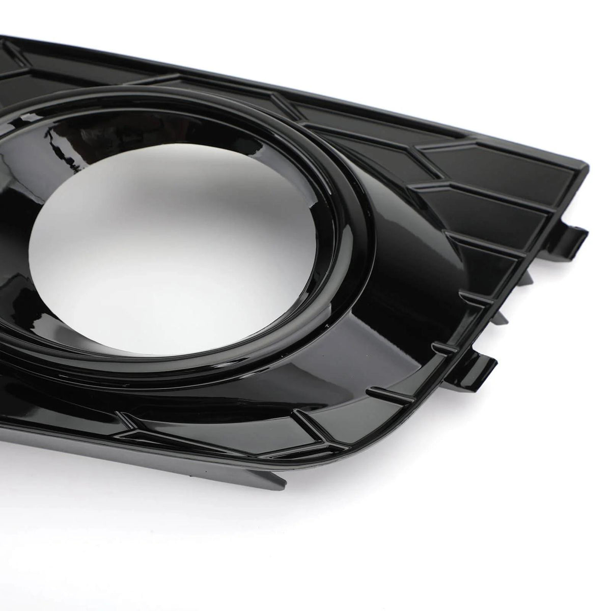 Pair Honeycomb Mesh Fog Light Open Vent Grill Intake For Audi A4 B8 2009-2012 Generic