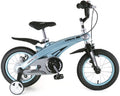 JLFSDB Kids Bike BMX Bike for Kids Boys Girls Bicycle Kids Bike Ultralight Children Bicycle with Training Wheels Magnesium Alloy Children Bike 12/14/16 Inch (Color : Blue, Size : 16)