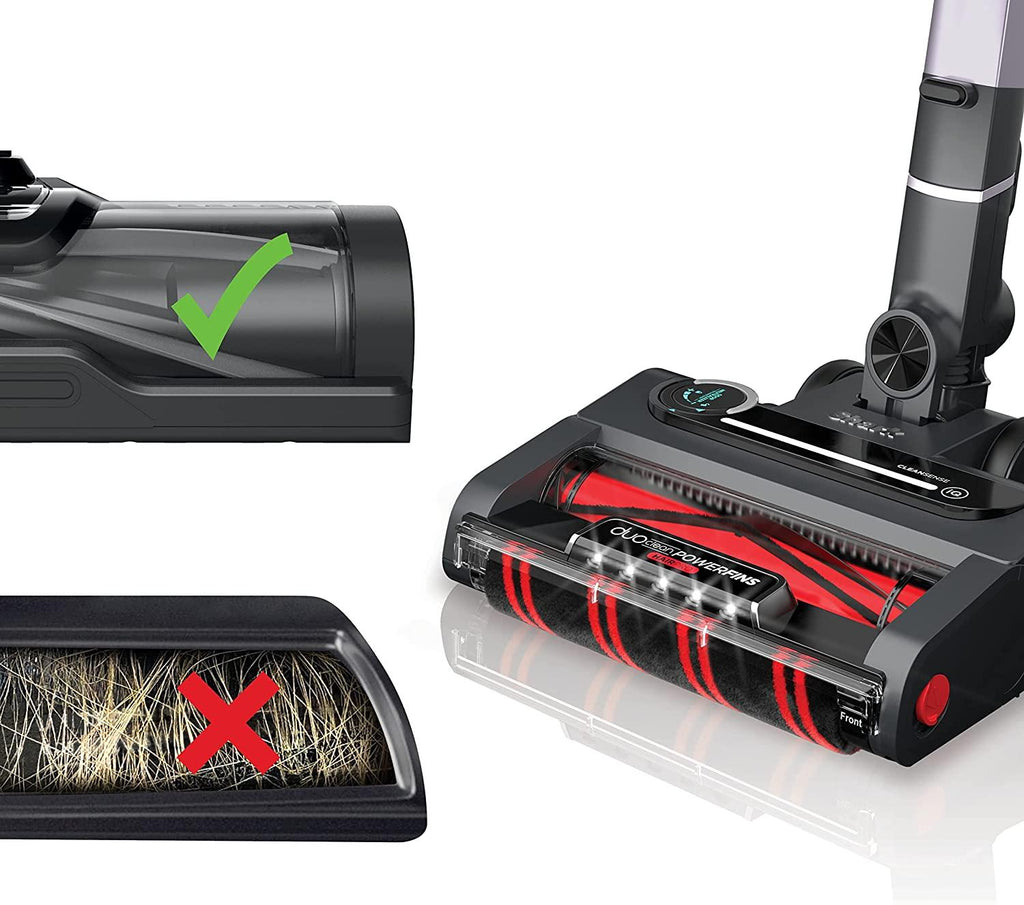 Shark IZ862H Stratos Cordless Vacuum with Clean Sense IQ and Odor Neutralizer, DuoClean PowerFins HairPro, Includes Duster Crevice Tool &amp; Anti-Allergen Brush, Up to 60 Minute Runtime, Ash Purple