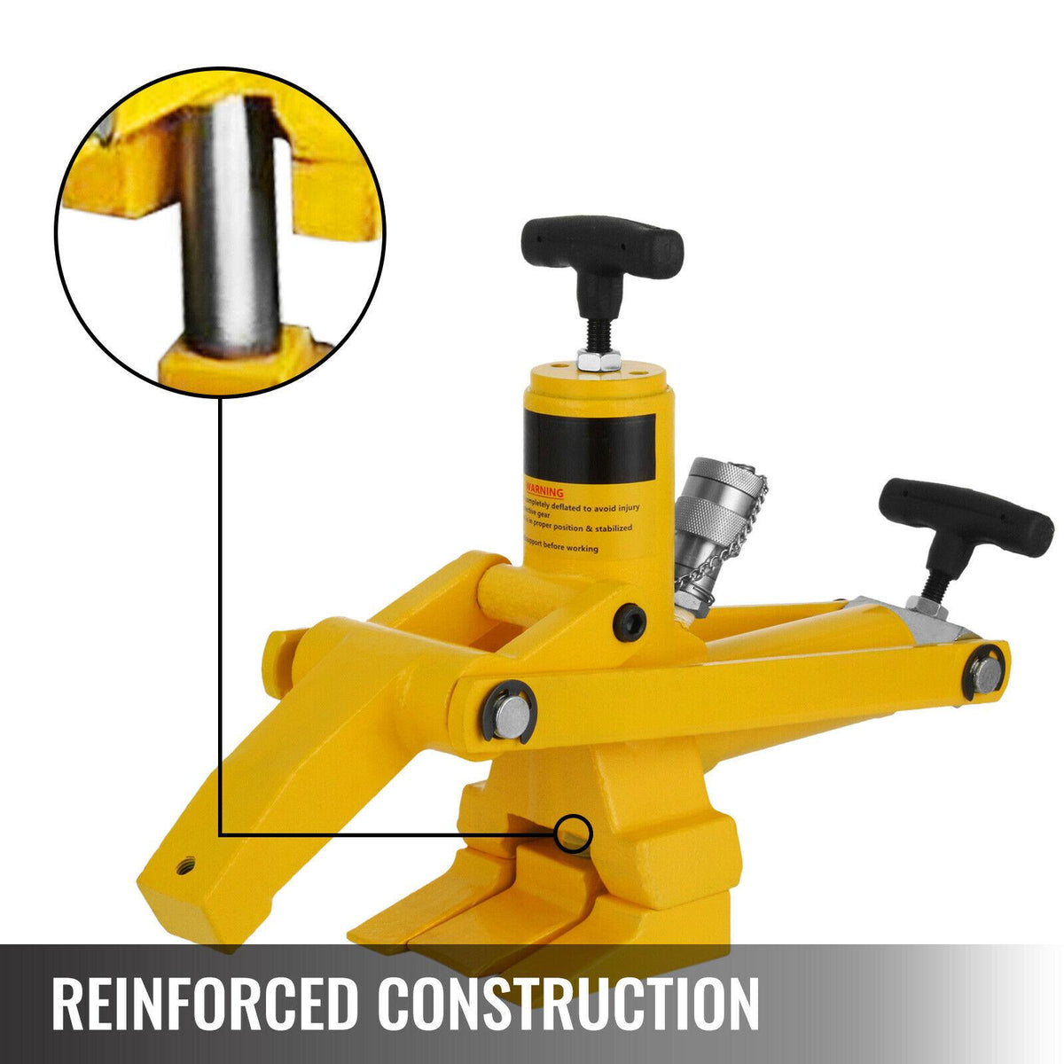 Tractor Truck Hydraulic Bead Breaker Tire Changer Foot Pump Heavy Duty Kit