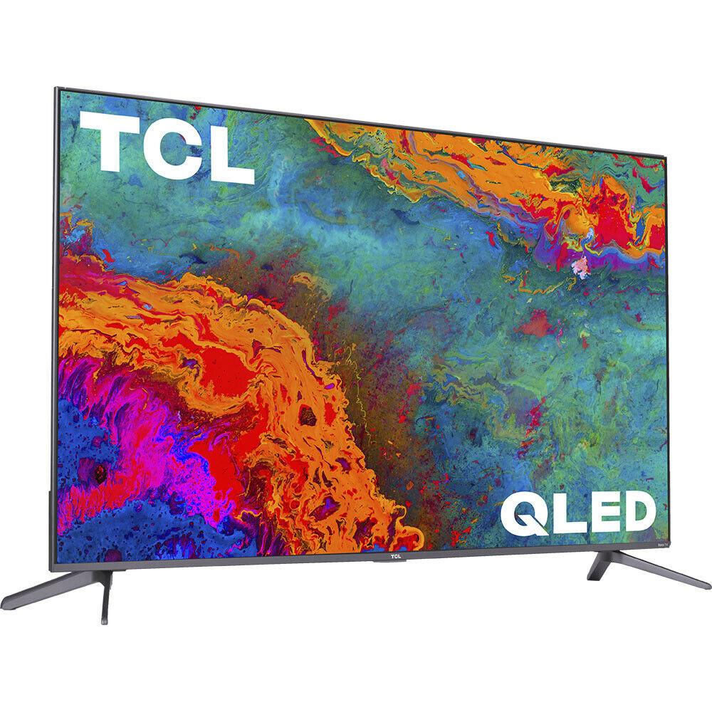 tcl 55" 4k qled dolby vision hdr roku smart tv |  quantum dot | 55s535
